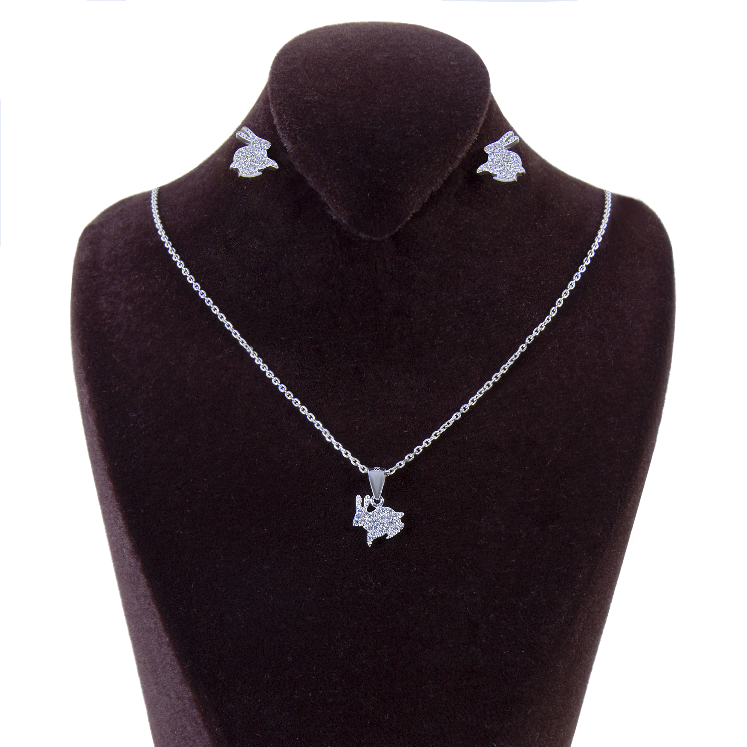  نیم ست نقره زنانه بازرگانی میلادی کد NTR_015