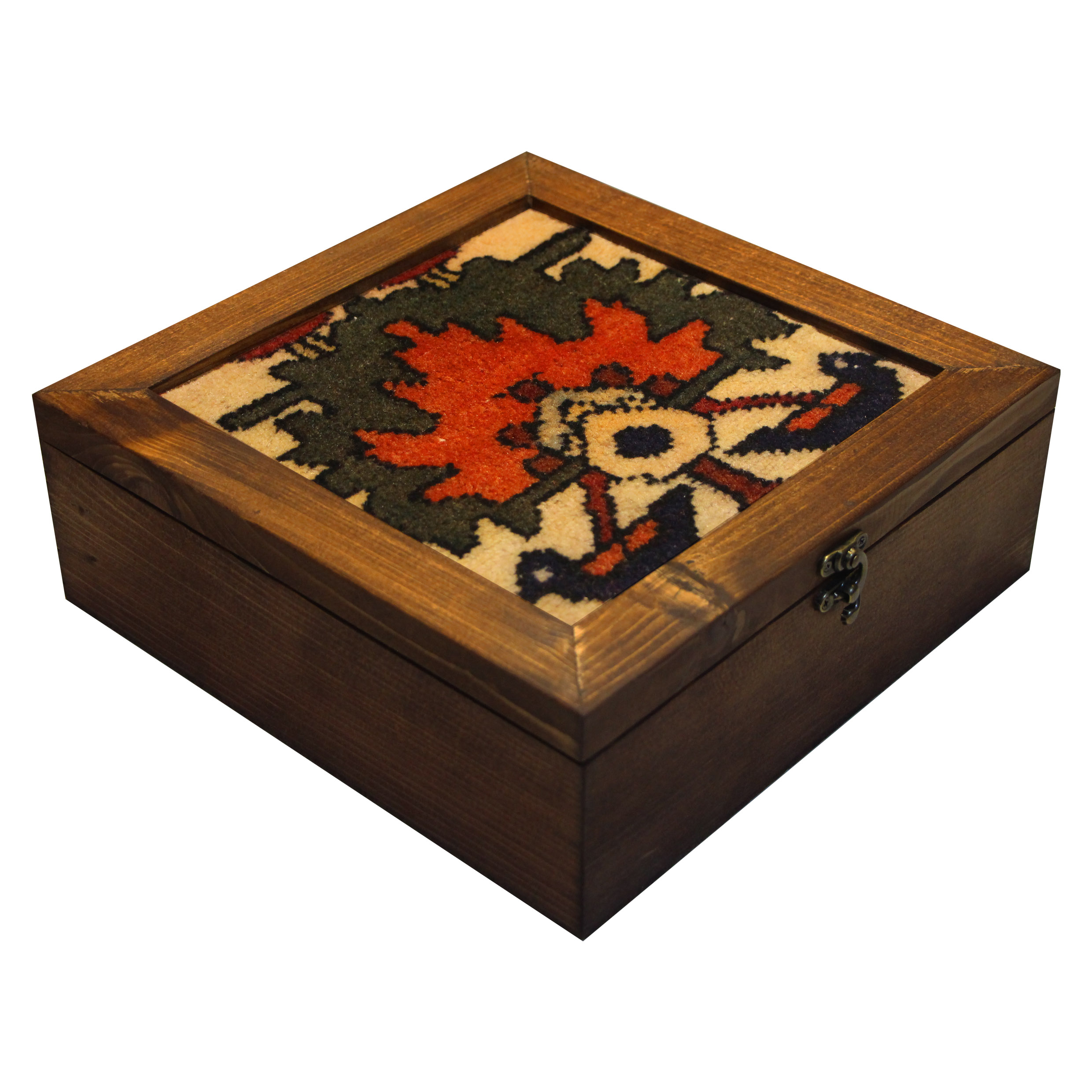 جعبه هدیه چوبی طرح پرنده