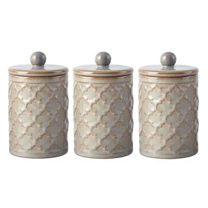 جای ادویه 3 پارچه کاراجا مدل WAVY