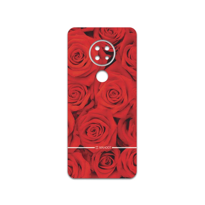 برچسب پوششی ماهوت مدل Red-Flower مناسب برای گوشی موبایل نوکیا 6.2