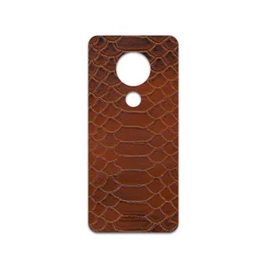 MAHOOT Brown-Snake-Leather Cover Sticker for Nokia 6.2