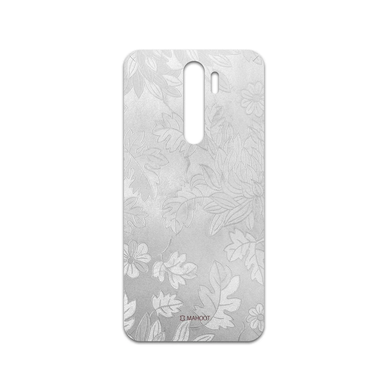 برچسب پوششی ماهوت مدل Silver-Wildflower مناسب برای گوشی موبایل شیائومی Redmi Note 8 Pro