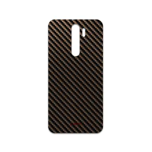 MAHOOT Glossy-Brown-Fiber Cover Sticker for Xiaomi Redmi Note 8 Pro