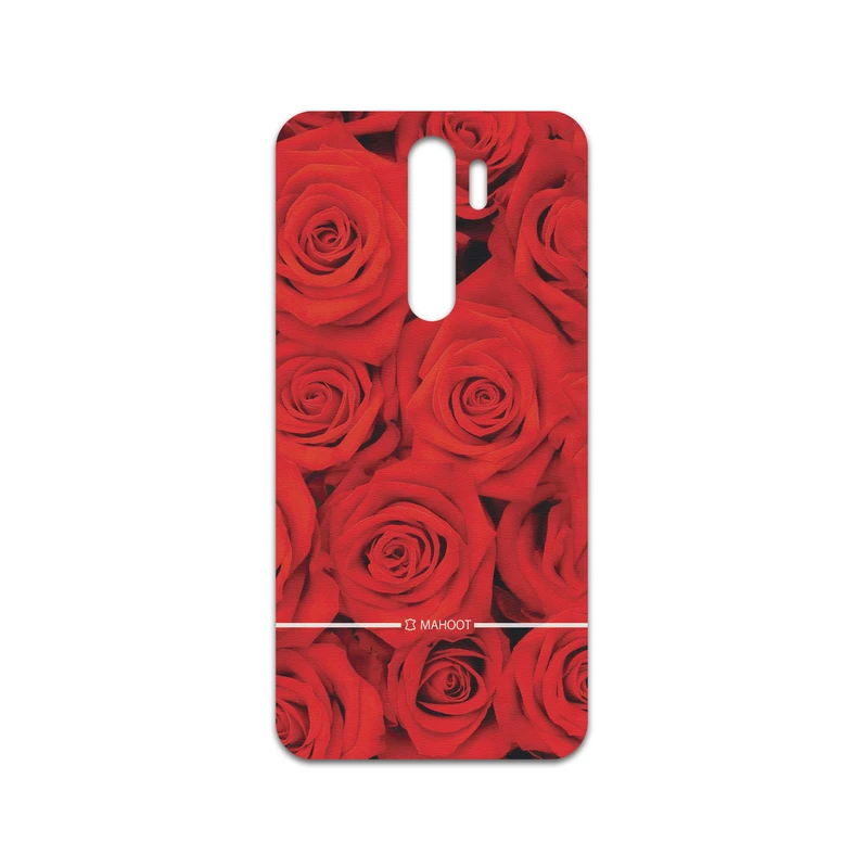 برچسب پوششی ماهوت مدل Red-Flower مناسب برای گوشی موبایل شیائومی Redmi Note 8 Pro