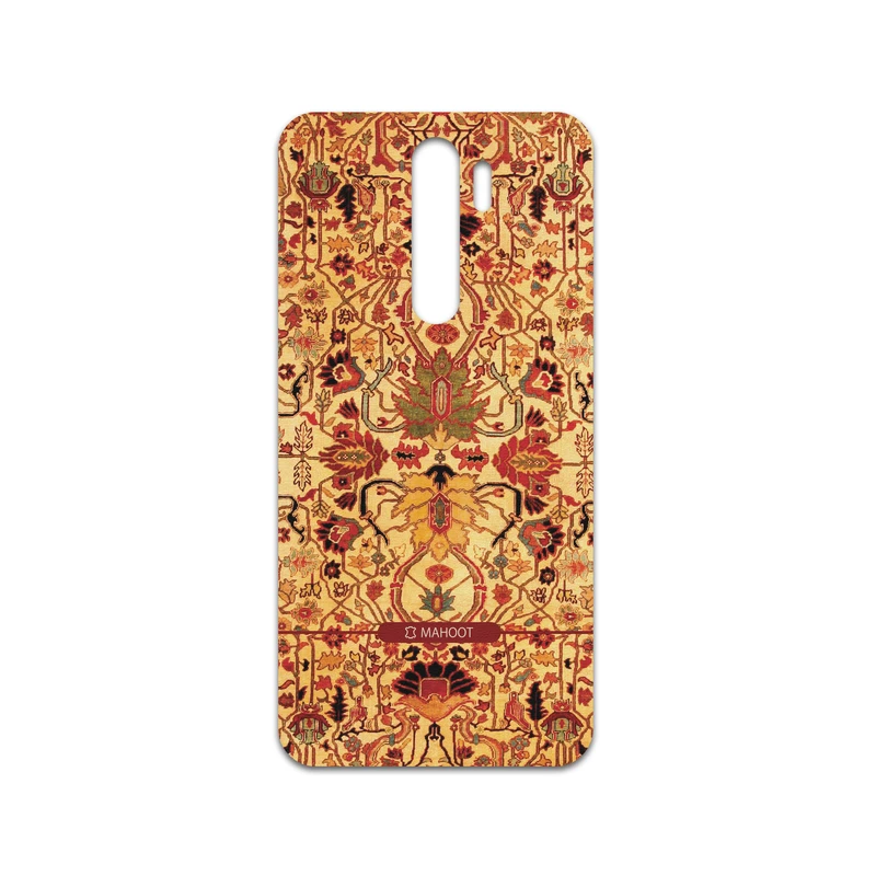 برچسب پوششی ماهوت مدل Persian-Carpet-Yellow مناسب برای گوشی موبایل شیائومی Redmi Note 8 Pro