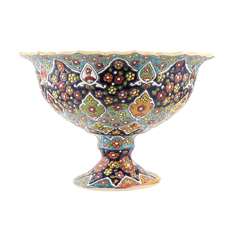 میوه خوری میناکاری سفالی مدل M30M3g