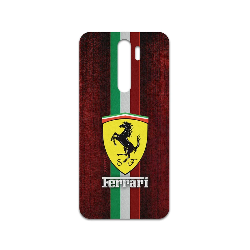 برچسب پوششی ماهوت مدل Ferrari مناسب برای گوشی موبایل شیائومی Redmi Note 8 Pro