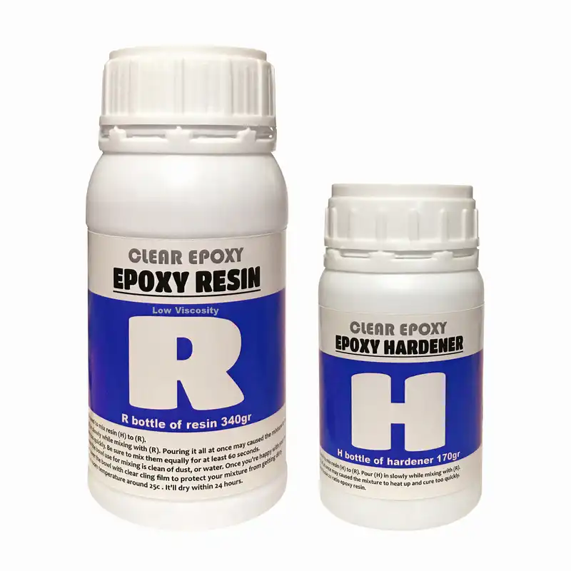 رزین اپوکسی دو جزئی مدل R-H کد B340170 حجم 510 میلی لیتر مجموعه 2 عددی