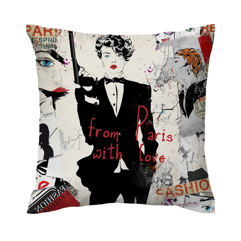 کاور کوسن طرح From Paris With Love کد 129