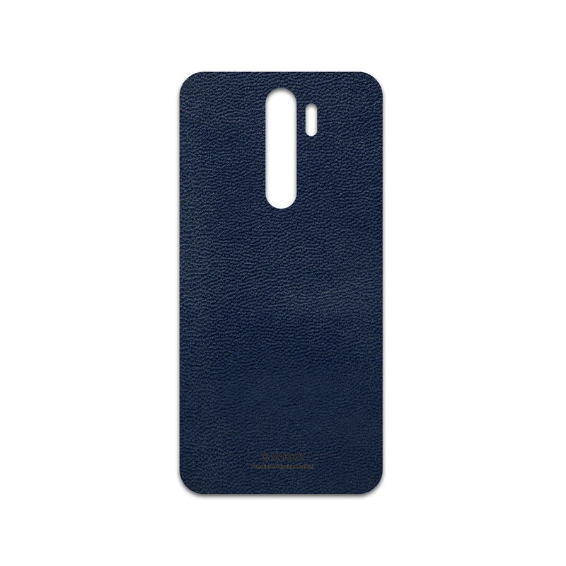 برچسب پوششی ماهوت مدل Deep-Blue-Leather مناسب برای گوشی موبایل شیائومی Redmi Note 8 Pro