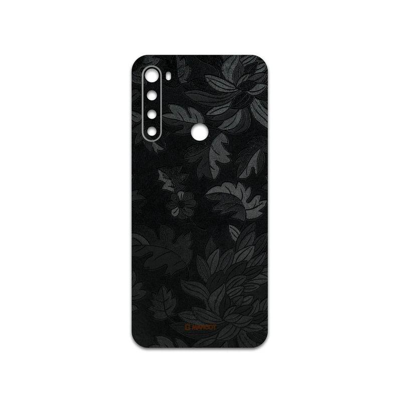 برچسب پوششی ماهوت مدل Black-Wildflower مناسب برای گوشی موبایل شیائومی Redmi Note 8