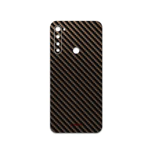 MAHOOT Glossy-Brown-Fiber Cover Sticker for Xiaomi Redmi Note 8
