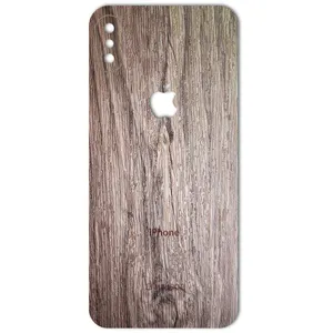 MAHOOT Walnut Texture Cover Sticker for iPhone X