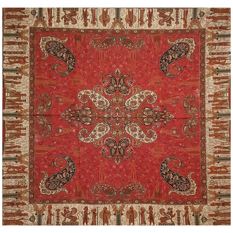 رومیزی ترمه مدل کتیبه کد TRM29