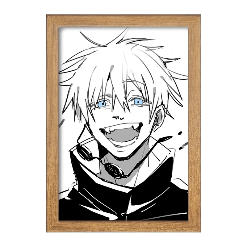 تابلو خندالو مدل انیمه جوجوتسو کایزن کد F1681