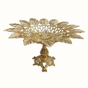 میوه خوری برنزی مدل برگی کد C1020