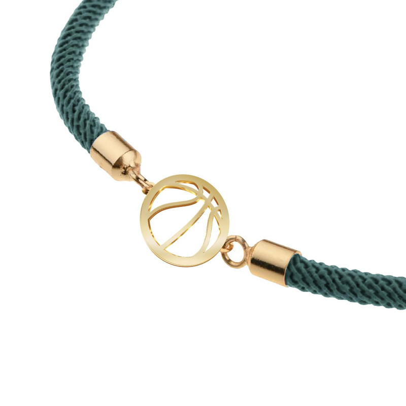 دستبند طلا 18 عیار زنانه مدوپد مدل توپ بسکتبال کد D16-10253