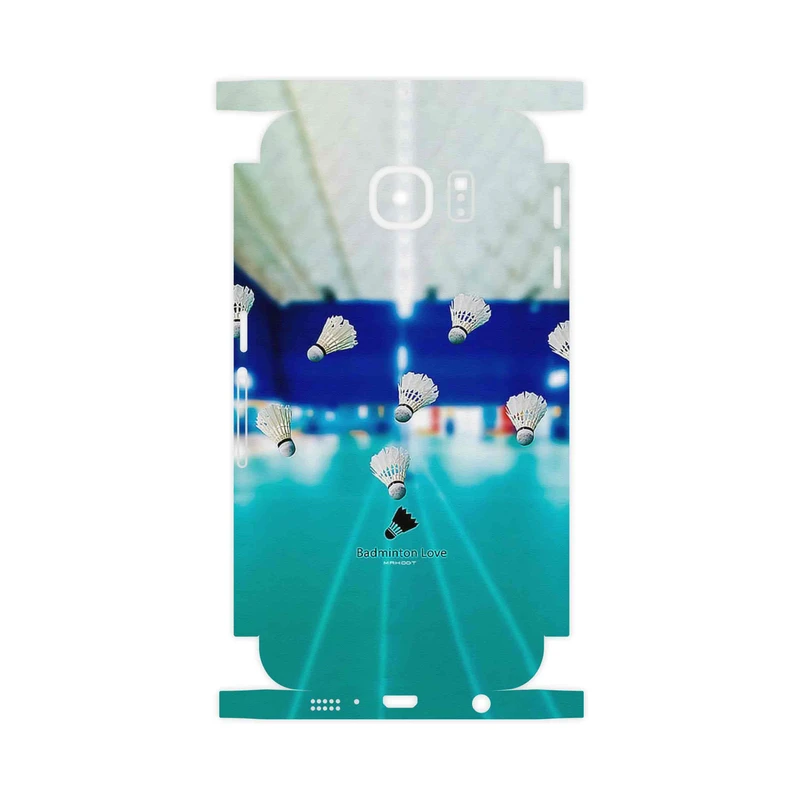 برچسب پوششی ماهوت مدل Badminton-FullSkin مناسب برای گوشی موبایل سامسونگ Galaxy S6 Edge