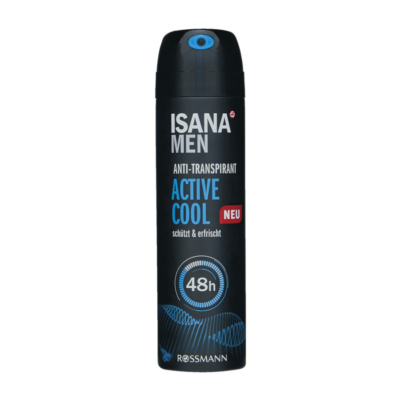اسپری دئودورانت مردانه ایسانا مدل Active cool حجم 150 میلی لیتر