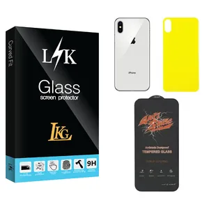 LKG LK Screen Protector For apple x With Back Protector