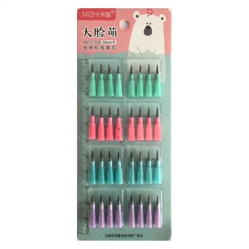 مداد فشنگی مدل یونیکورن کد ASB.99 به همراه نوک بسته 32 عددی