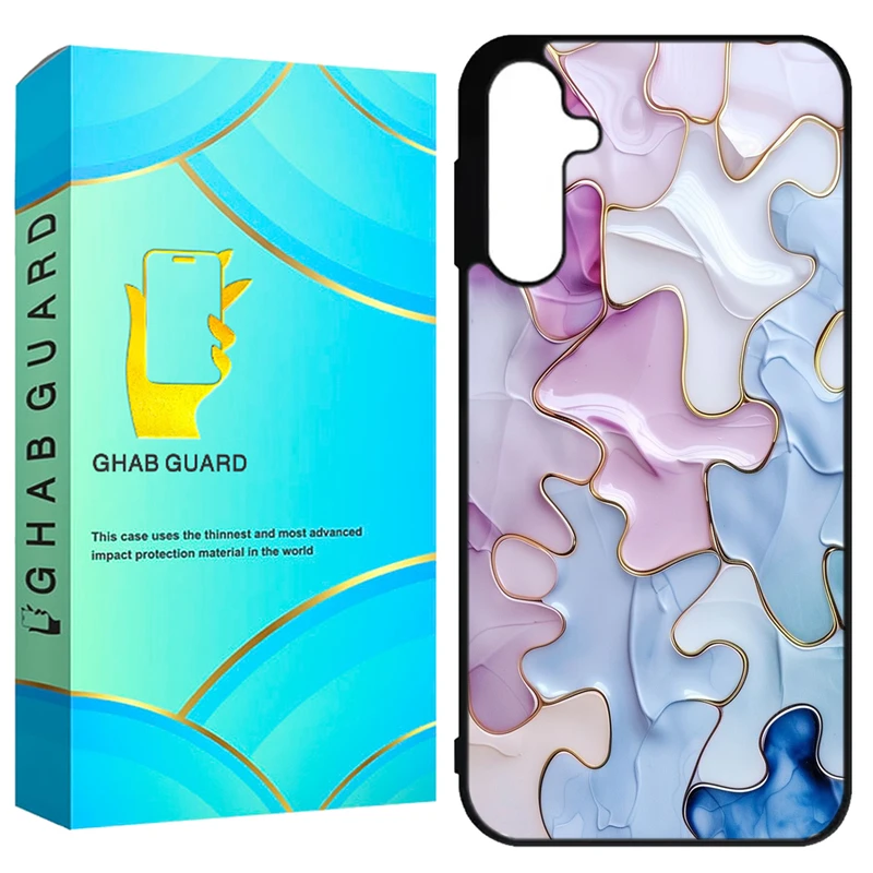 کاور قاب گارد طرح پازل مدل GCHPA55 مناسب برای گوشی موبایل سامسونگ Galaxy A55 5G