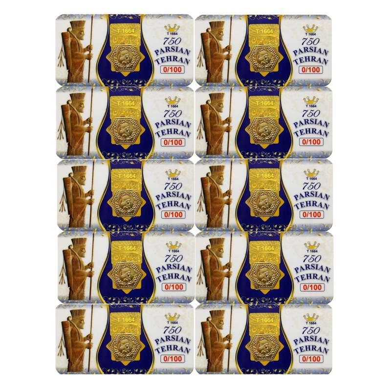 سکه گرمی طلا 18 عیار الن نار مدل پارسیان طهران ELN102 مجموعه 10 عددی