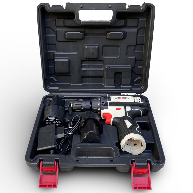 مجموعه 5 عددی دریل پیچ گوشتی شارژی 10 میلی متری 12 ولت لکسون مدل 3701