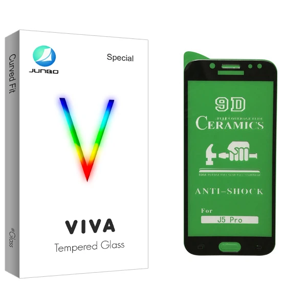 محافظ صفحه نمایش جانبو مدل Viva Glass مناسب برای گوشی موبایل سامسونگ Galaxy J5 Pro