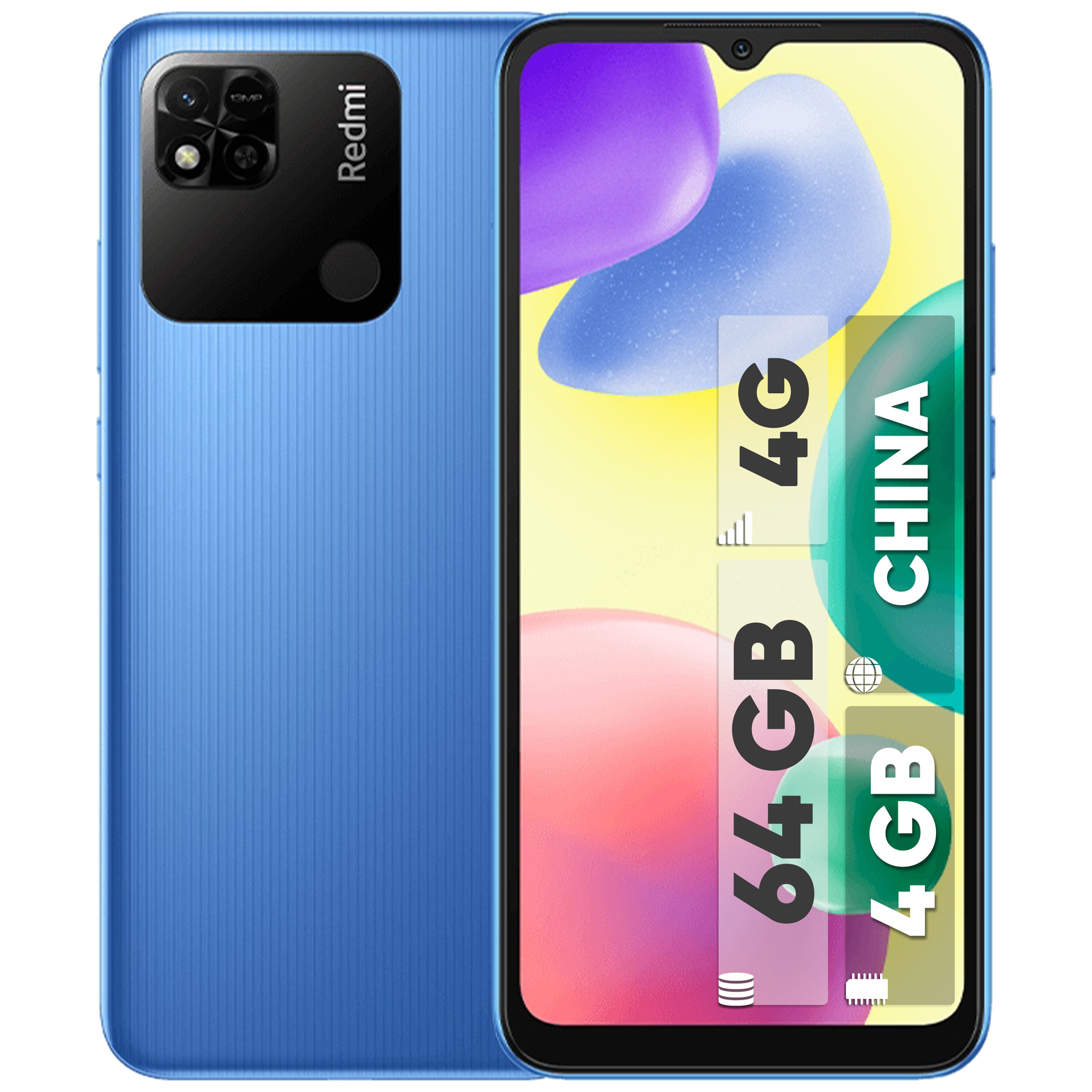 گوشی موبایل شیائومی مدل REDMI 10A دو سیم‌ کارت ظرفیت  64 گیگابایت و رم 4 گیگابایت - پک چین