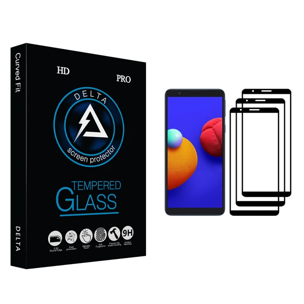 محافظ صفحه نمایش دلتا مدل HD مناسب برای گوشی موبایل سامسونگ Galaxy A01 Core بسته سه عددی