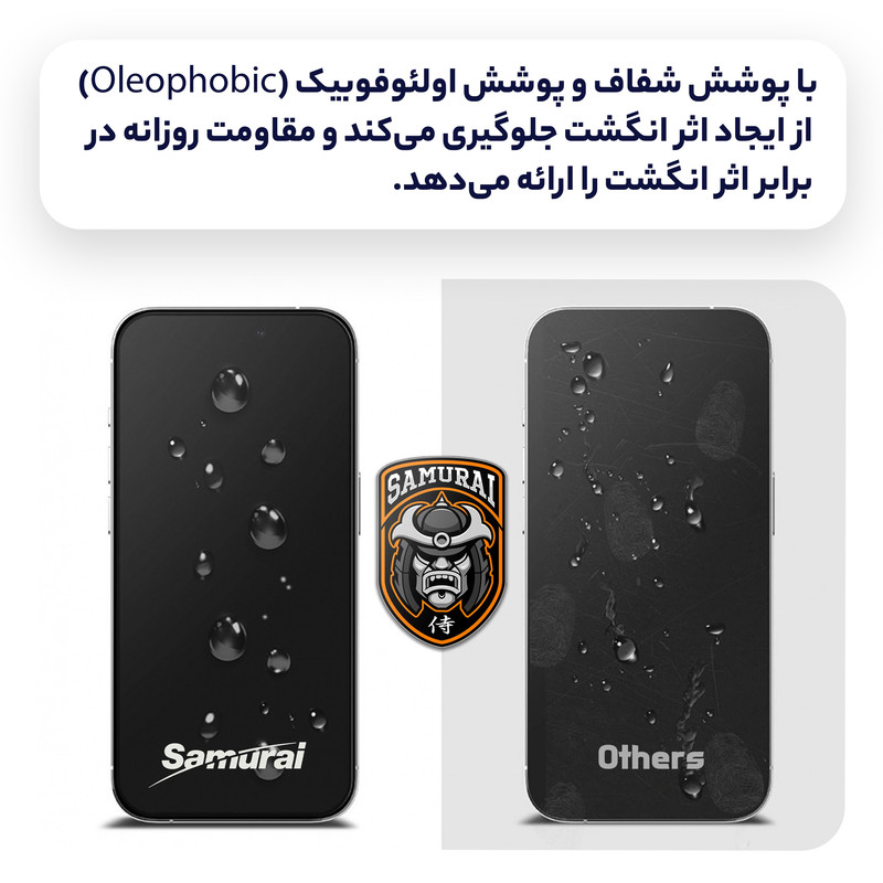 محافظ صفحه نمایش سامورایی مدل Invisiglass  مناسب برای گوشی موبایل شیائومی Poco X7 Pro