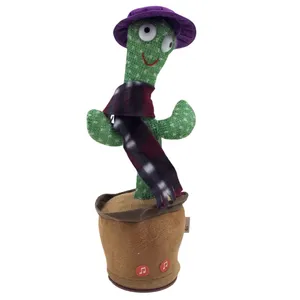 اسباب بازی ناب سل مدل کاکتوس موزیکال رقاص چراغدار شارژی طرح کلاه دار DANCING CACTUS NAAB00222