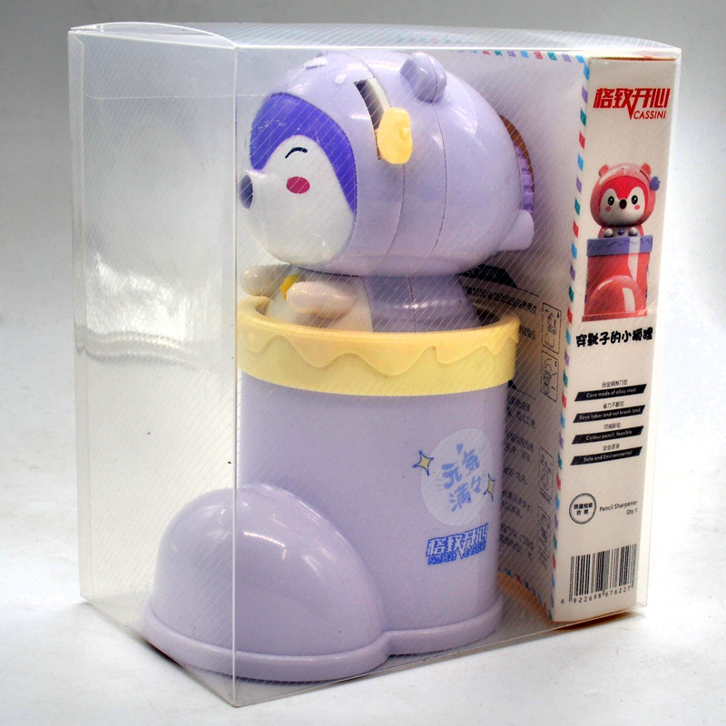 تراش رومیزی فانتزی مدل گربه با جامدادی