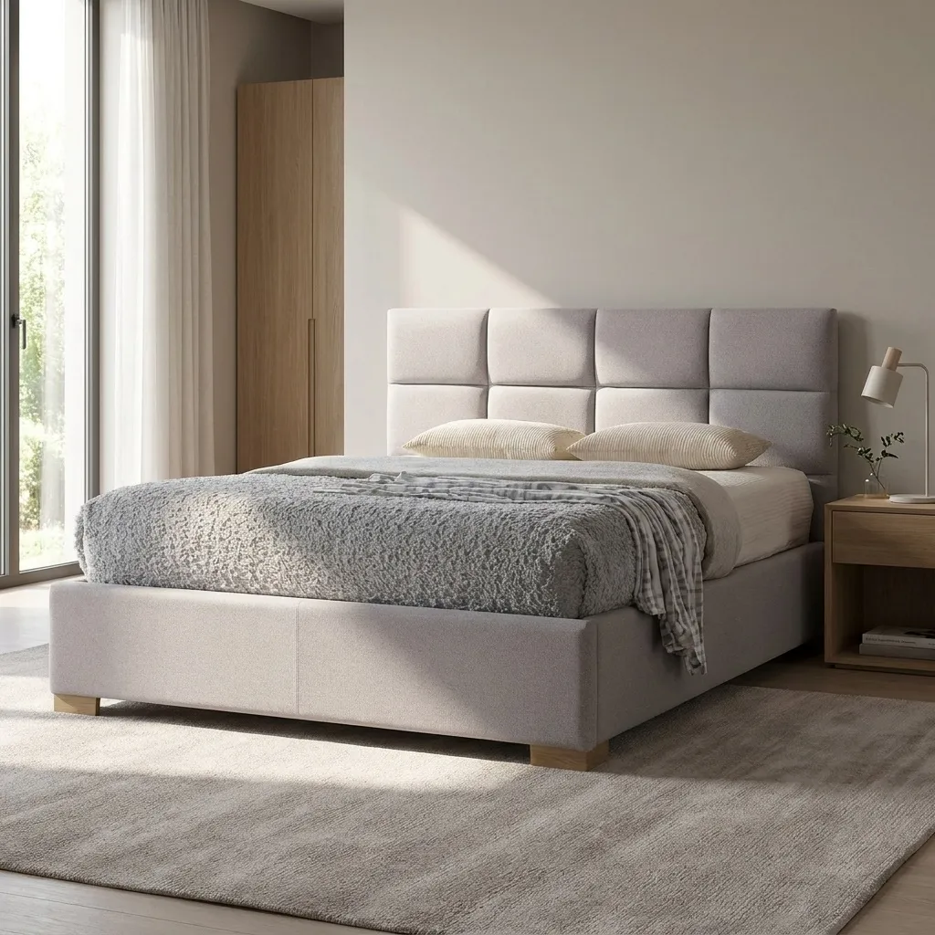 تخت خواب دونفره مدل اریکه سایز 200x120 سانتی متر