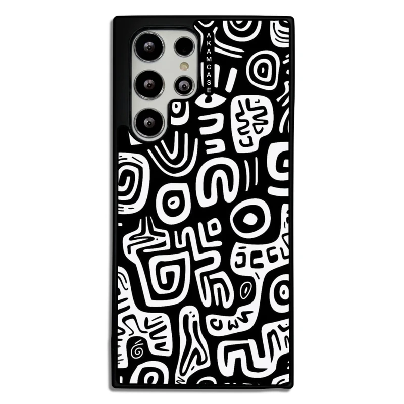 کاور آکام مدل AMC-WSGS22U-DOODLE6 مناسب برای گوشی موبایل سامسونگ Galaxy S22 Ultra