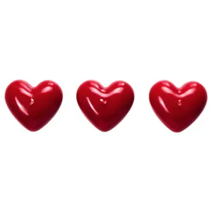 شمع ایکیا طرح قلبی مدل SPINNA بسته 3 عددی