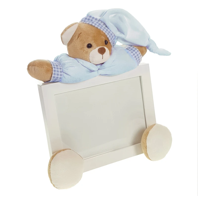 قاب عکس کودک نی نی سیس مدل خرس نانان کد GH-N-Blu/13x18