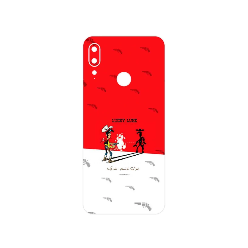 برچسب پوششی ماهوت مدل Lucky Luke مناسب برای گوشی موبایل موتورولا Moto E6 Plus