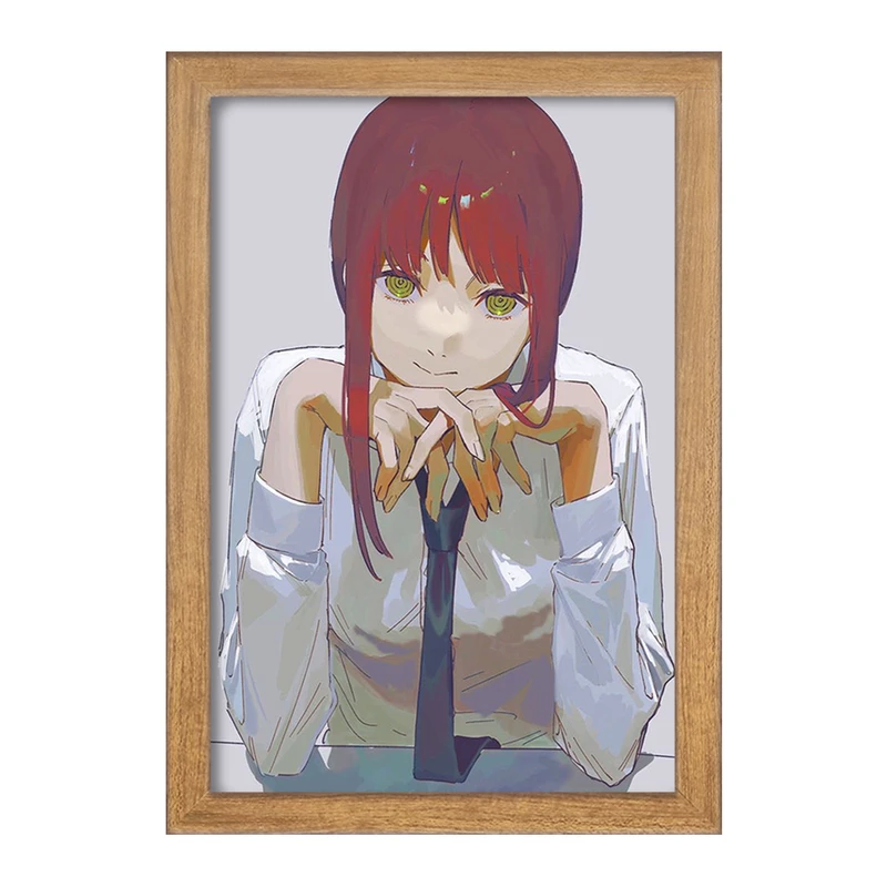 تابلو خندالو مدل ماکیما انیمه مرد اره ای Chainsaw Man  کد 22358