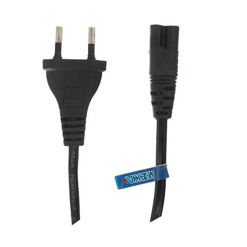کابل برق دو پین مکا مدل MEC2 طول 1.5 متر