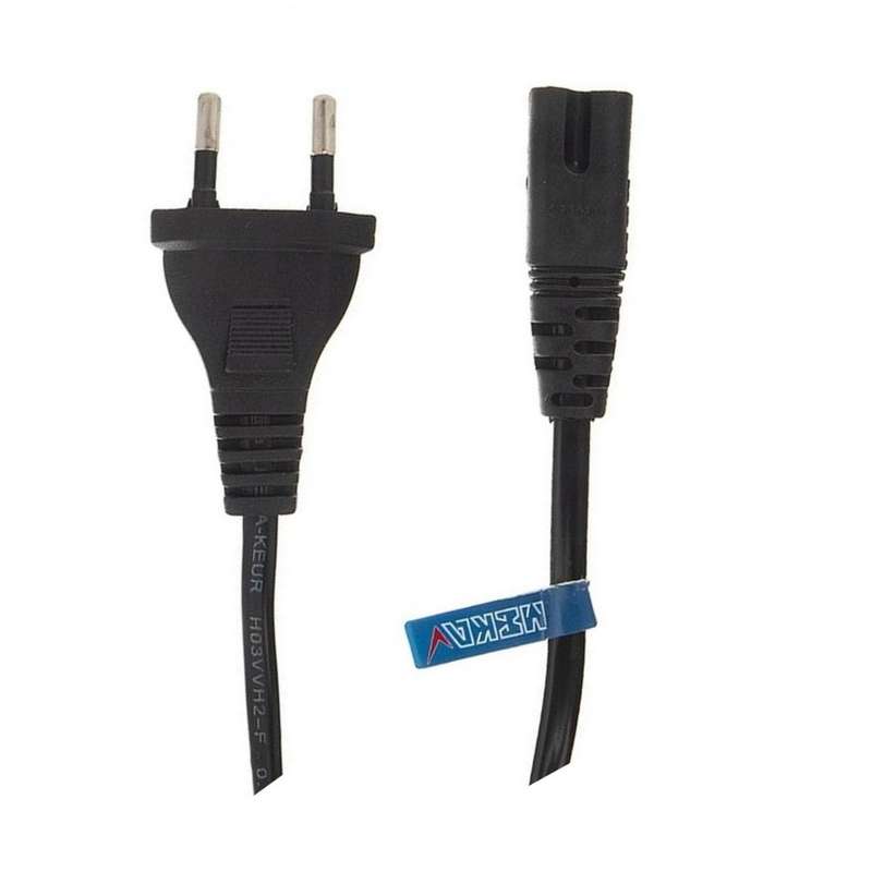 کابل برق دو پین مکا مدل MEC2 طول 1.5 متر