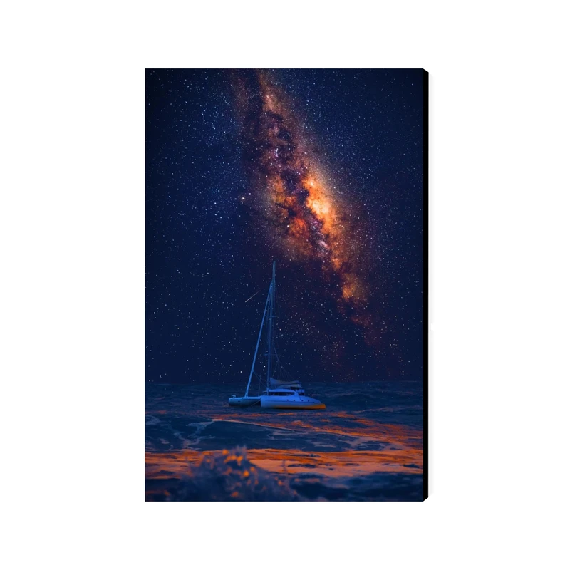 تابلو شاسی عرش مدل فانتزی منظره کهکشان کد As2079