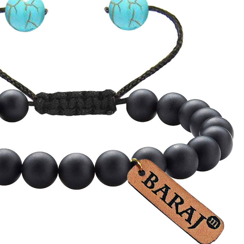 دستبند زنانه باراج من مدل گوی فیروزه کد F-2F