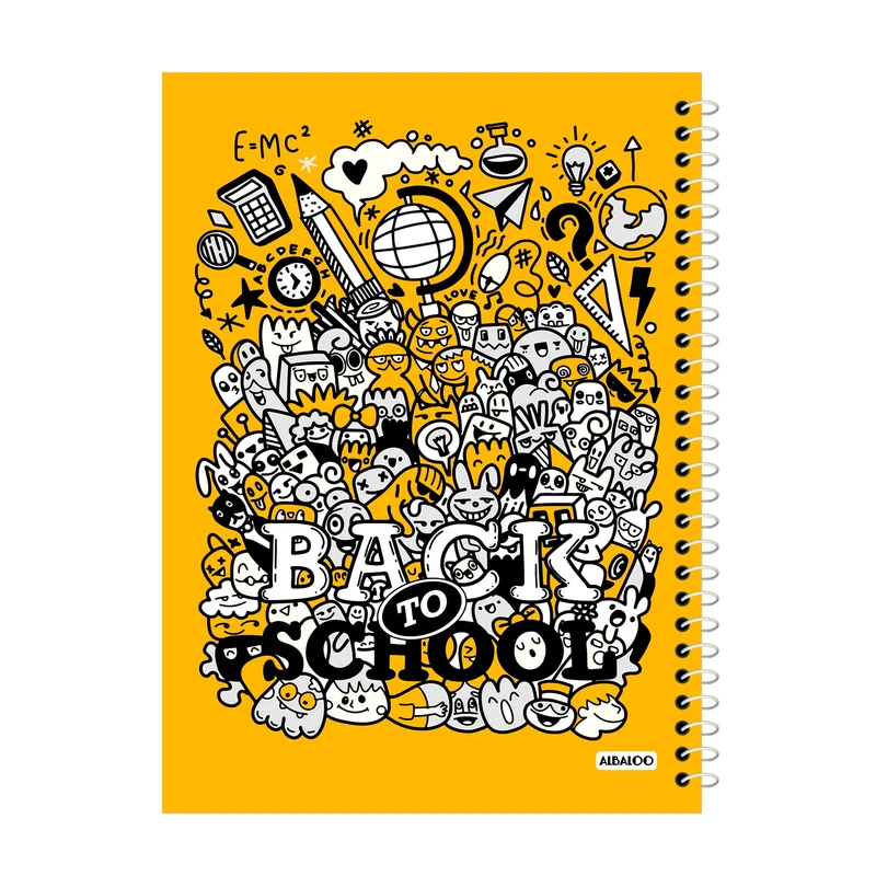 دفتر لغت 50 برگ آلبالو مدل فانتزی کد 2347