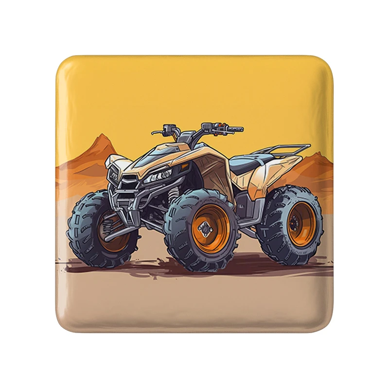 پیکسل خندالو طرح موتور چهار چرخ مدل مربعی کد 37092