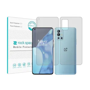 Rockspace transparent screen protector HyGEL model suitable for OnePlus 9R mobile phone with back protector