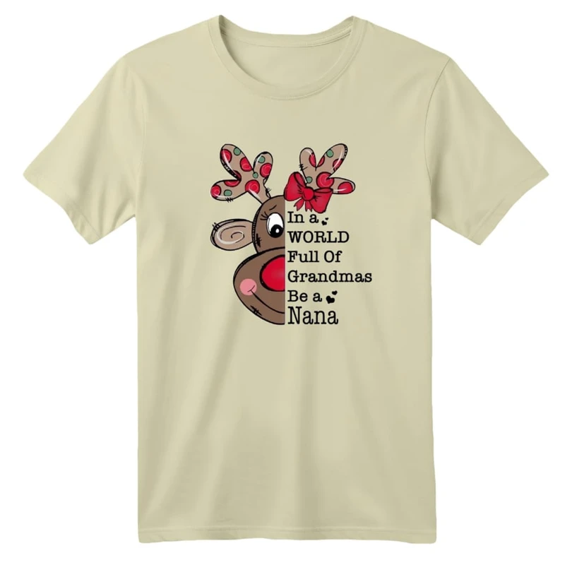 تی شرت آستین کوتاه بچگانه مدل گوزن کریسمس کد 11