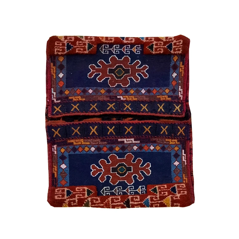 خورجین قدیمی دستباف یک متری مدل سوزنی کد 02