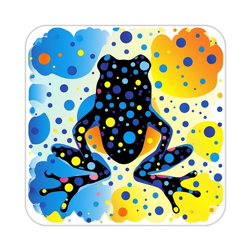 زیر لیوانی کاکتی طرح حیوانات رنگی مدل mp26254